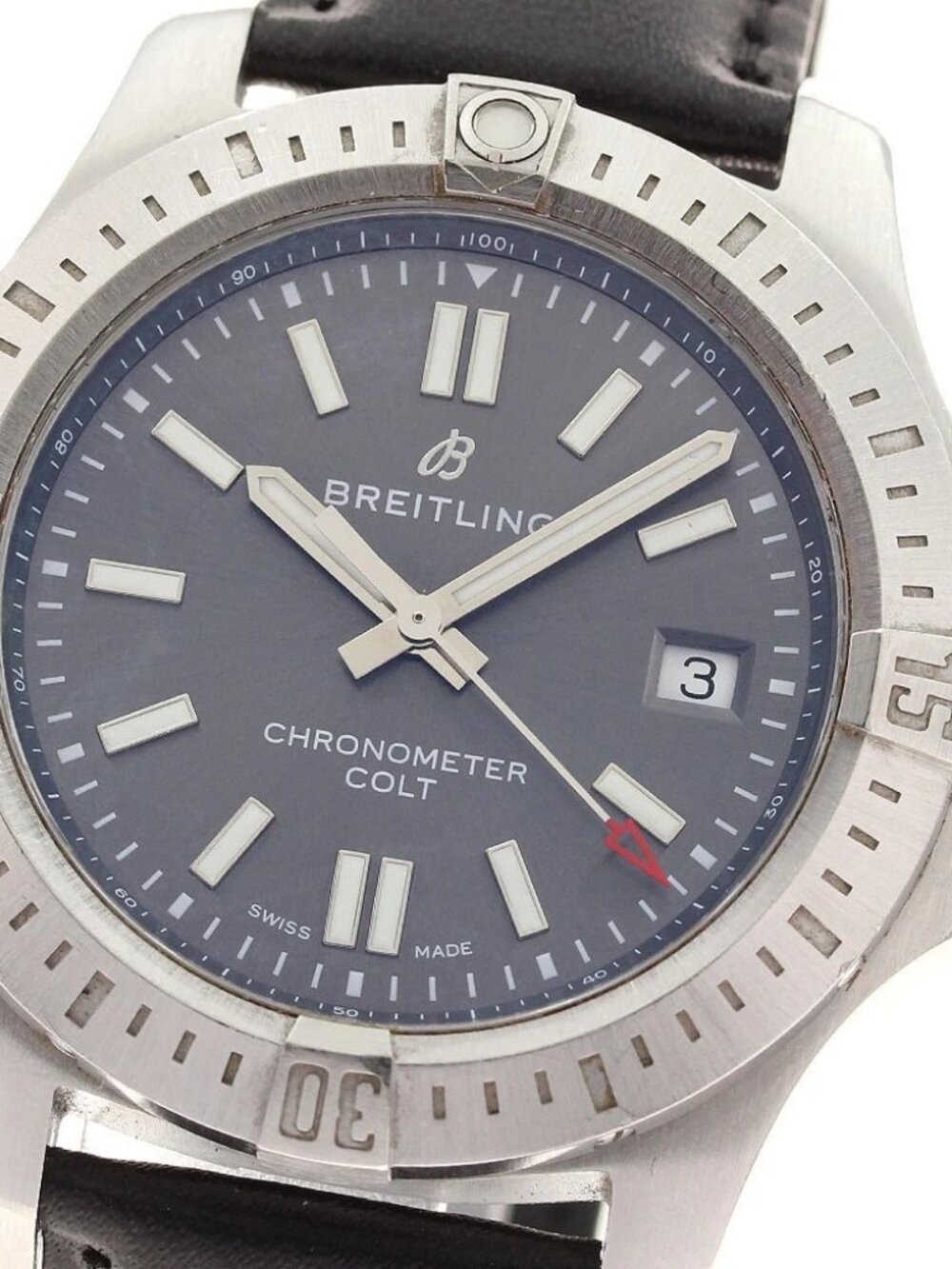 BREITLING Colt A17313 Date chronometer gray Dial Automatic Men's Watch